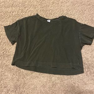 Old navy cropped shirt L 10 12